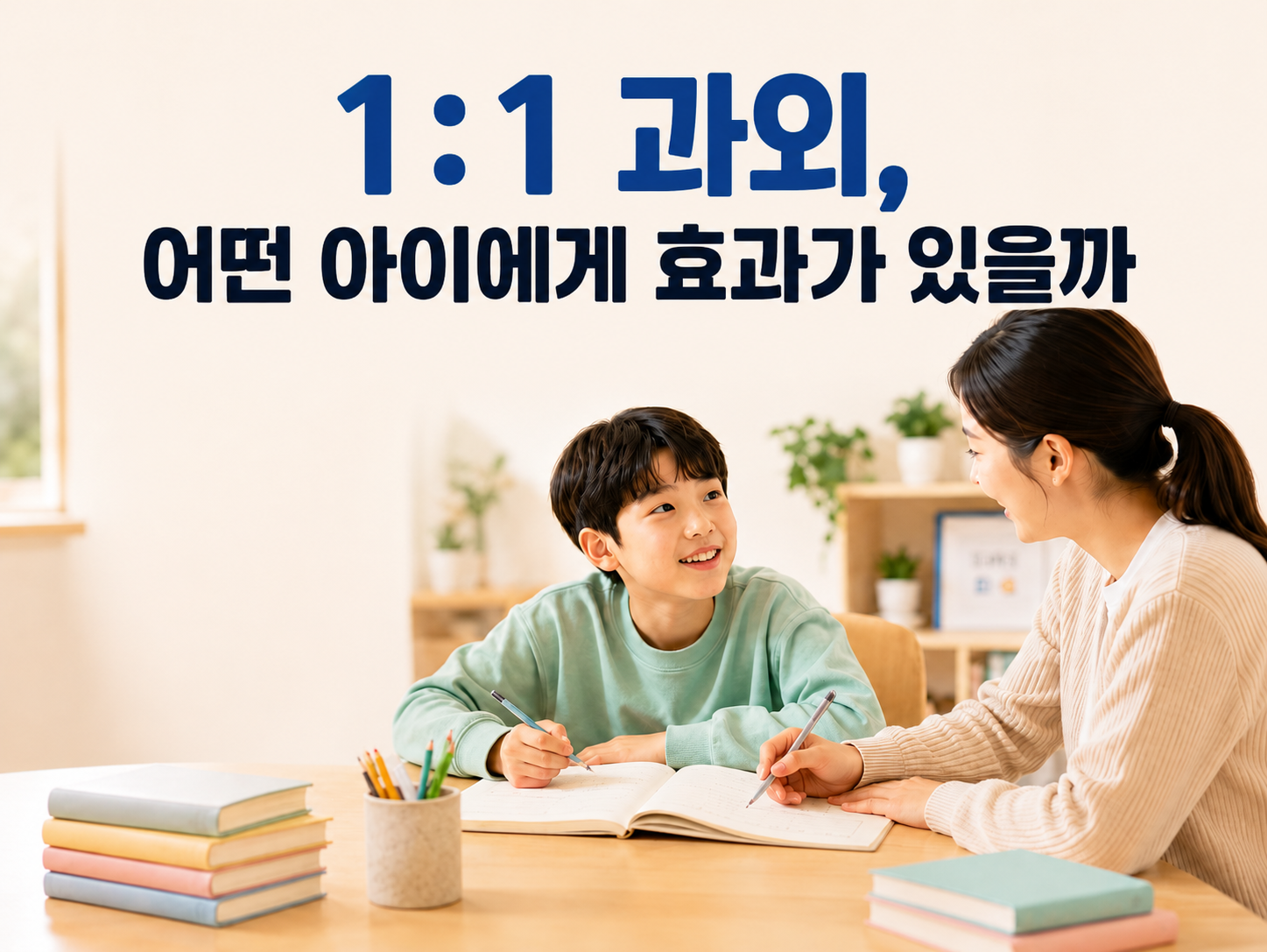 1:1 과외가 효과적인 아이