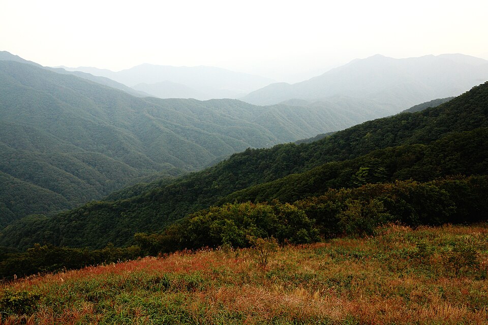 장수 장안산 능선 풍경 — 장수 검정고시 과외