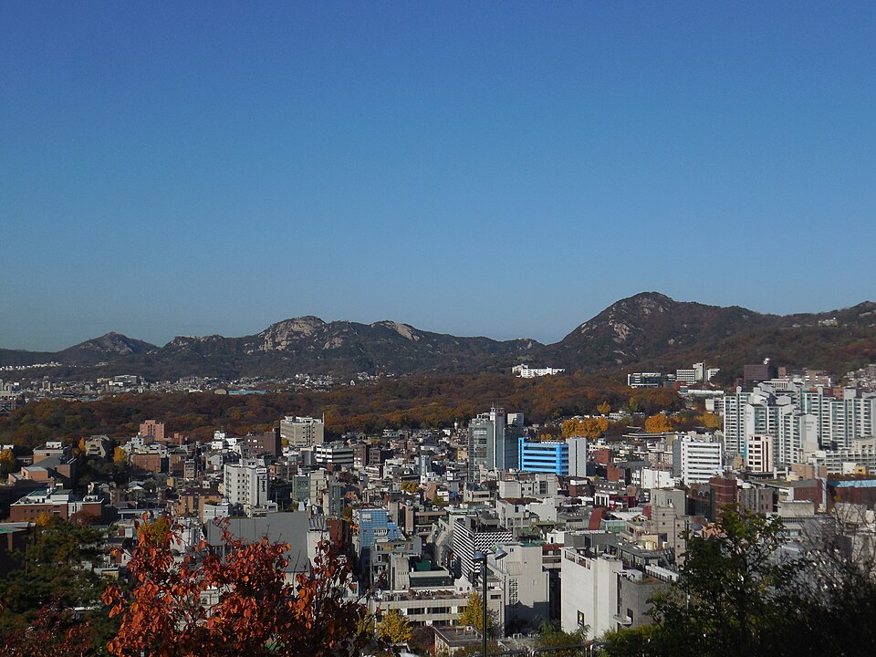 낙산에서 내려다본 종로구 전경 — 종로 검정고시 과외